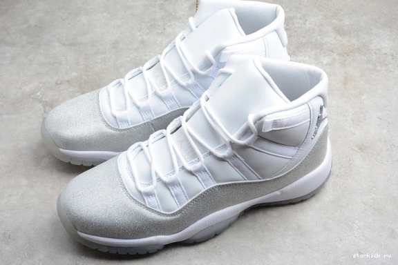 SilverVast Air White 11 AR0715-100 Metallic Jordan AR0715-100 Grey WMNS 0825